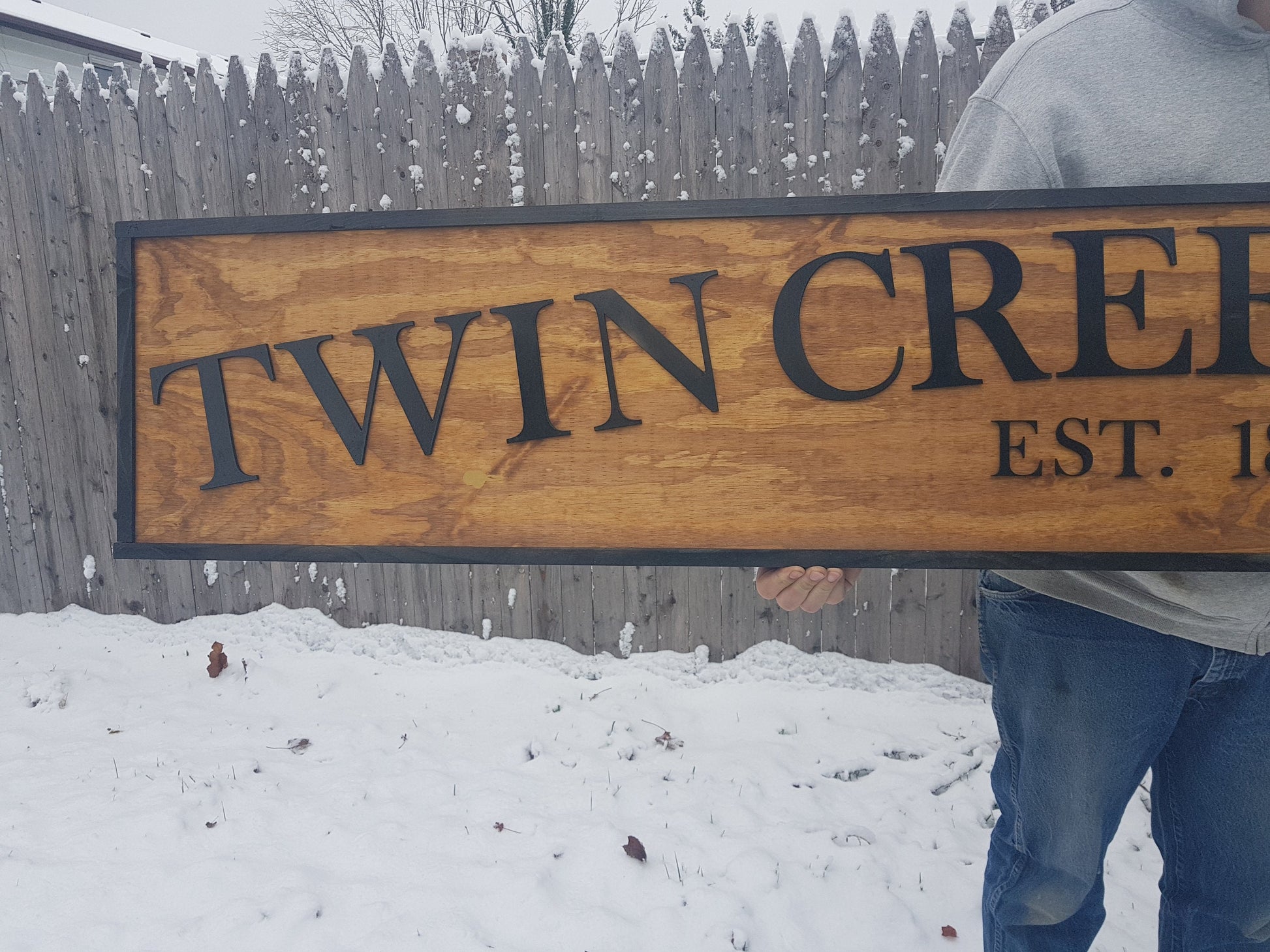Large Custom Ranch Sign, Over-sized Rustic Business Logo, Wood, Laser Cut Out, 3D, Extra Large, Sign Footstepsinthepast