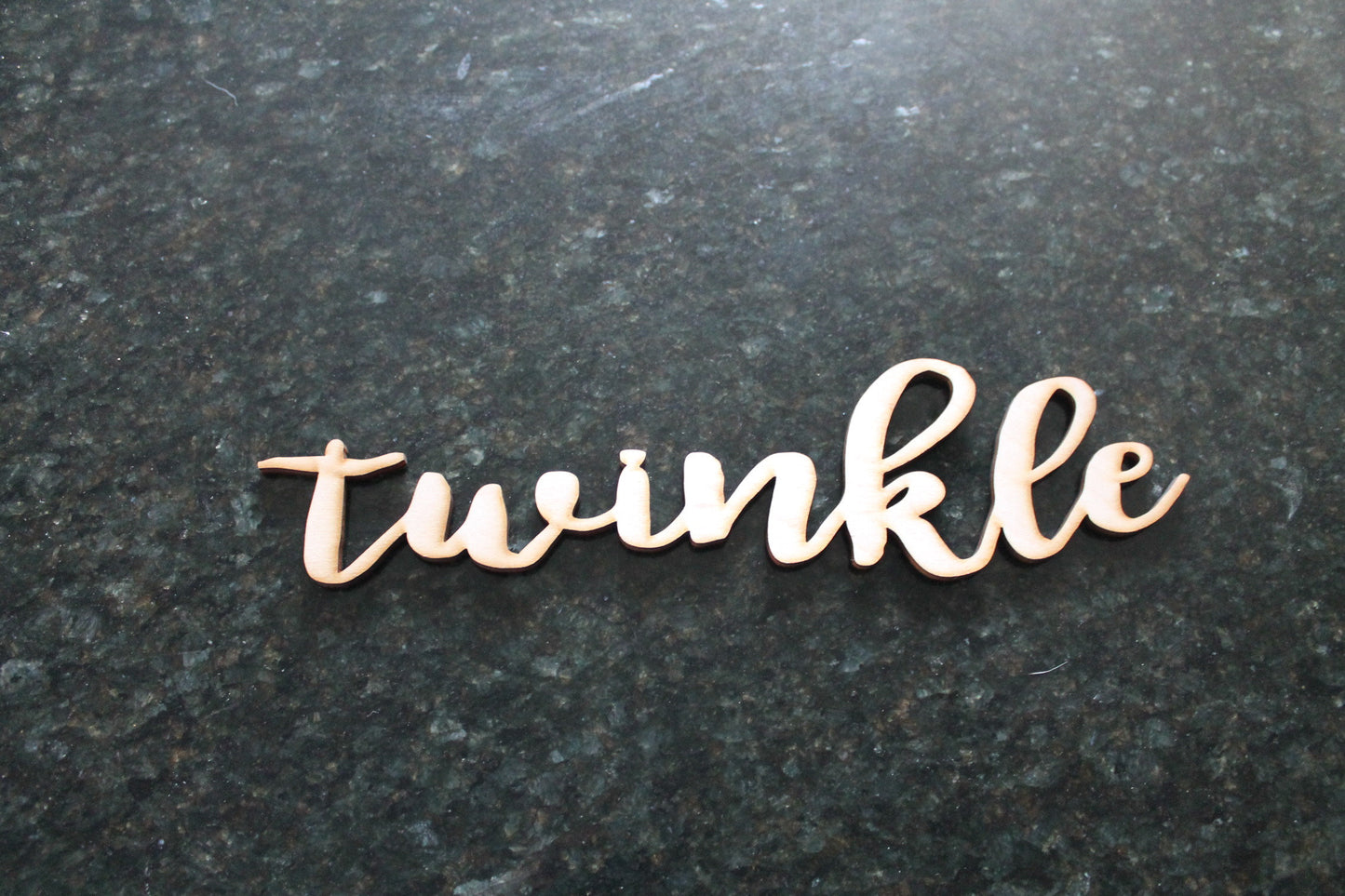 Twinkle, Laser Cut Out, Twinkle Sign, Twinkle Cutout, Twinkle DIY, Christmas, Wood Word, Craft, Laser Cut Wood Word, Wooden, Decor