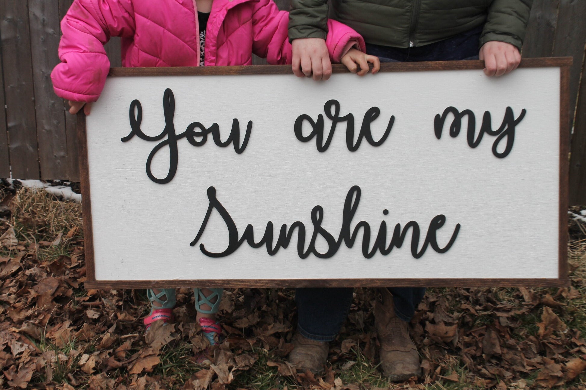 You are my Sunshine, Sunshine, Extra Large 3D Sign, Wood Sign, Large Wood Sign, Over Sized, Raised Text, Sign, Shabby Chic, Rustic, 3D