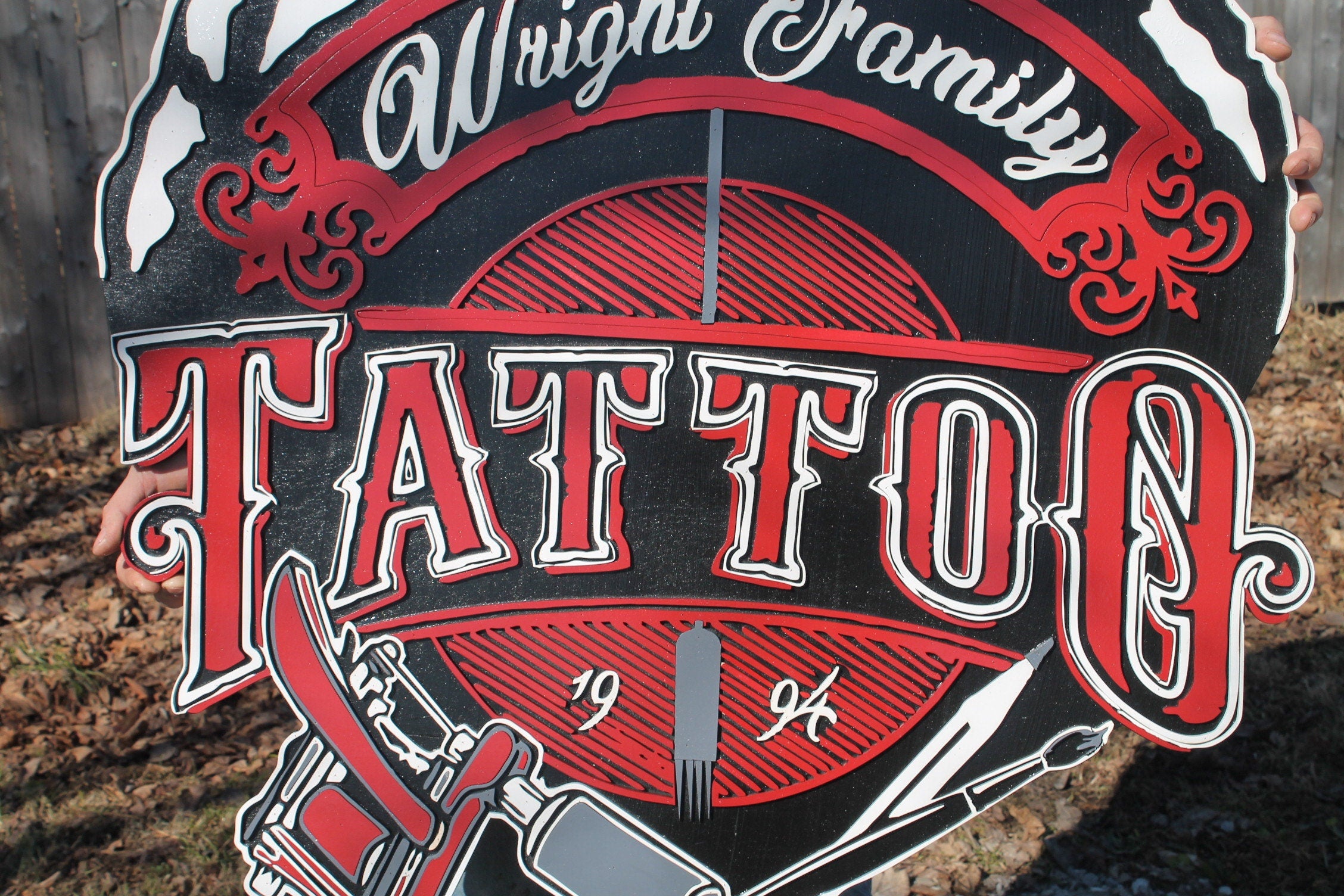 Tin Personalized Tattoo Shop Sign 8 X 12 or 12 X 18 Use Indoor/outdoor Tattoo  Shop Lovers/owners - Etsy