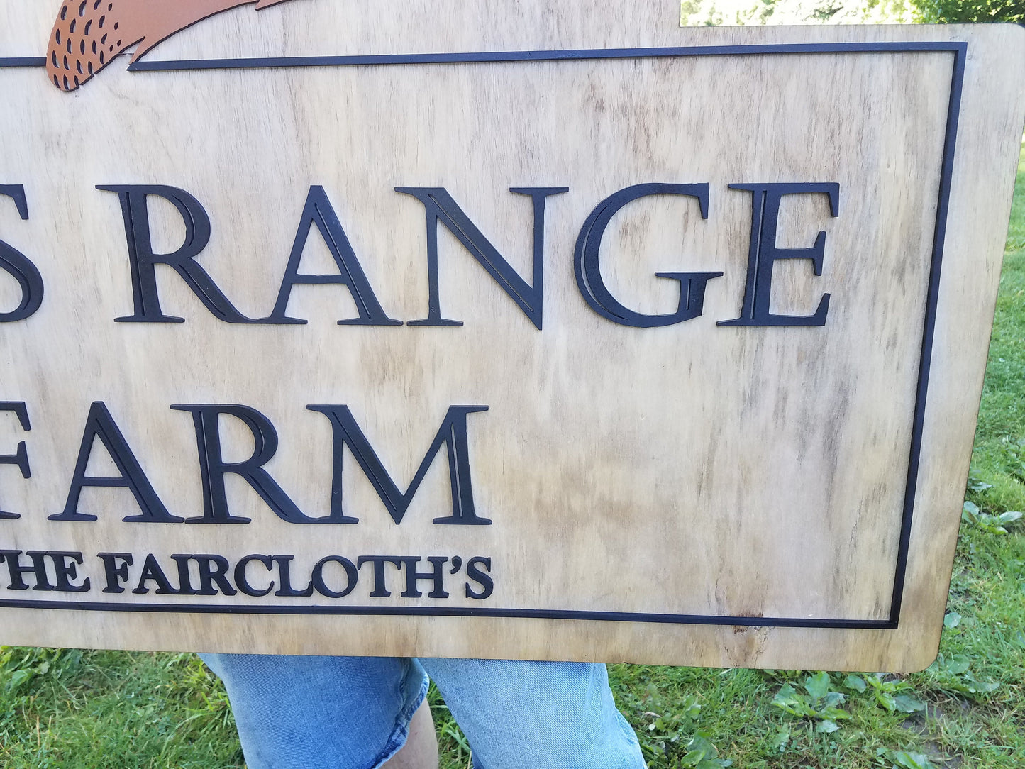 Farm Sign, Woodland Duck, Bird, Poultry, Hobby Farm, Large Custom Business Sign, We Use Your Actual Graphic, Business Logo, Wood, 3D, Large