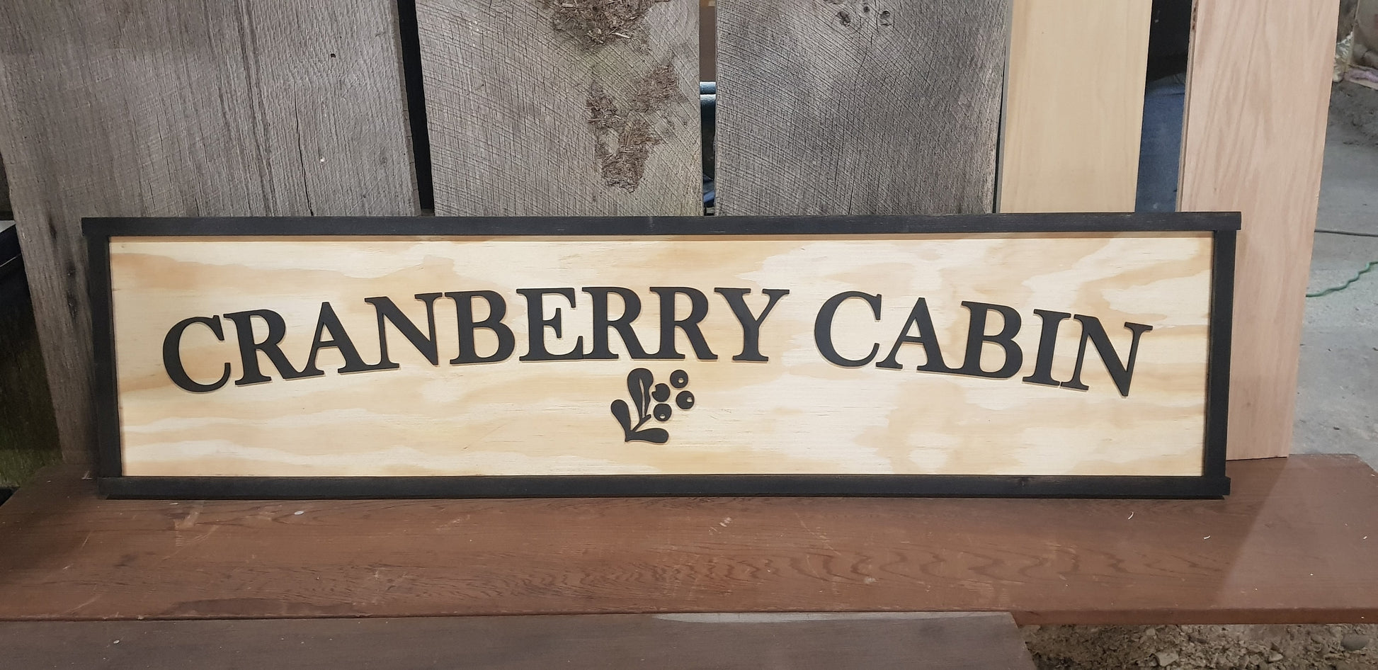 Large Custom Cabin Ranch Over-sized Rustic Business Logo Wood Laser Cut Out 3D Extra Large Sign Footstepsinthepast Handmade Personalized