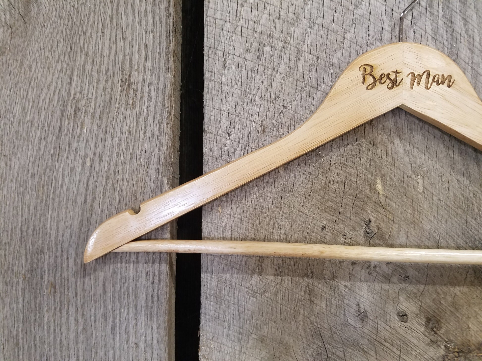 Best Man Suit Clothes Hanger Bridal Party Engraved Hard Wood Coat Sturdy Wedding Bromellow Personalized