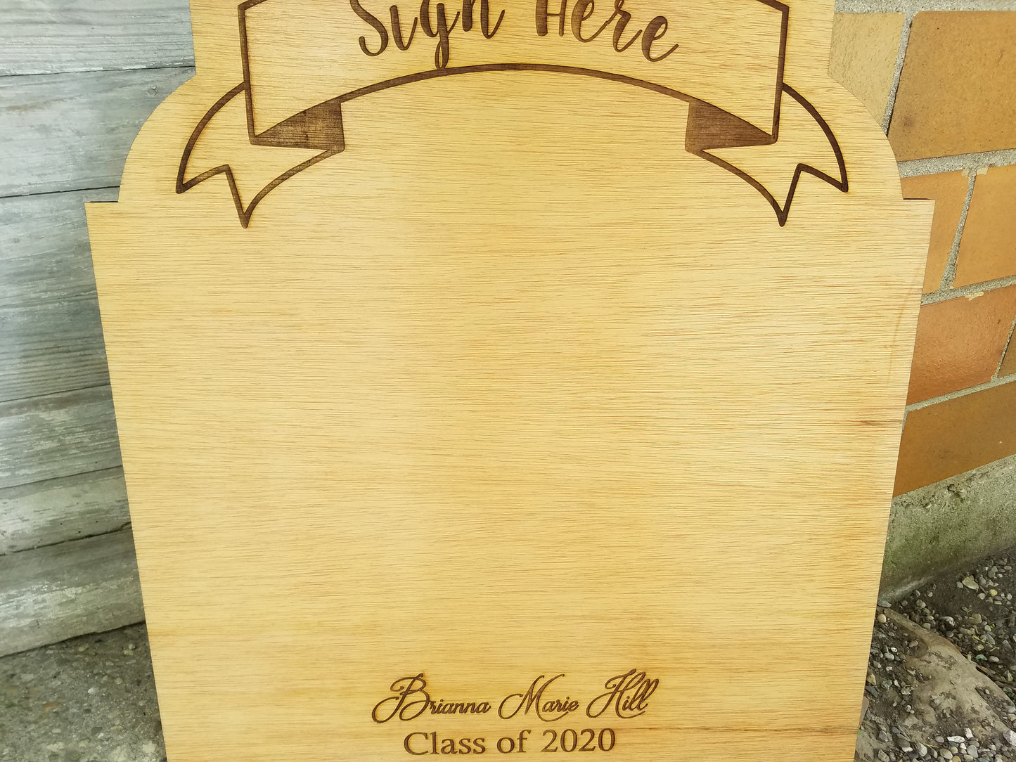 Sign Here, Sign Board, Graduation, Signature Name Sign, Signature Board, Guest Book, Wedding, Engraved, Party, Memory, Personalized, Wood