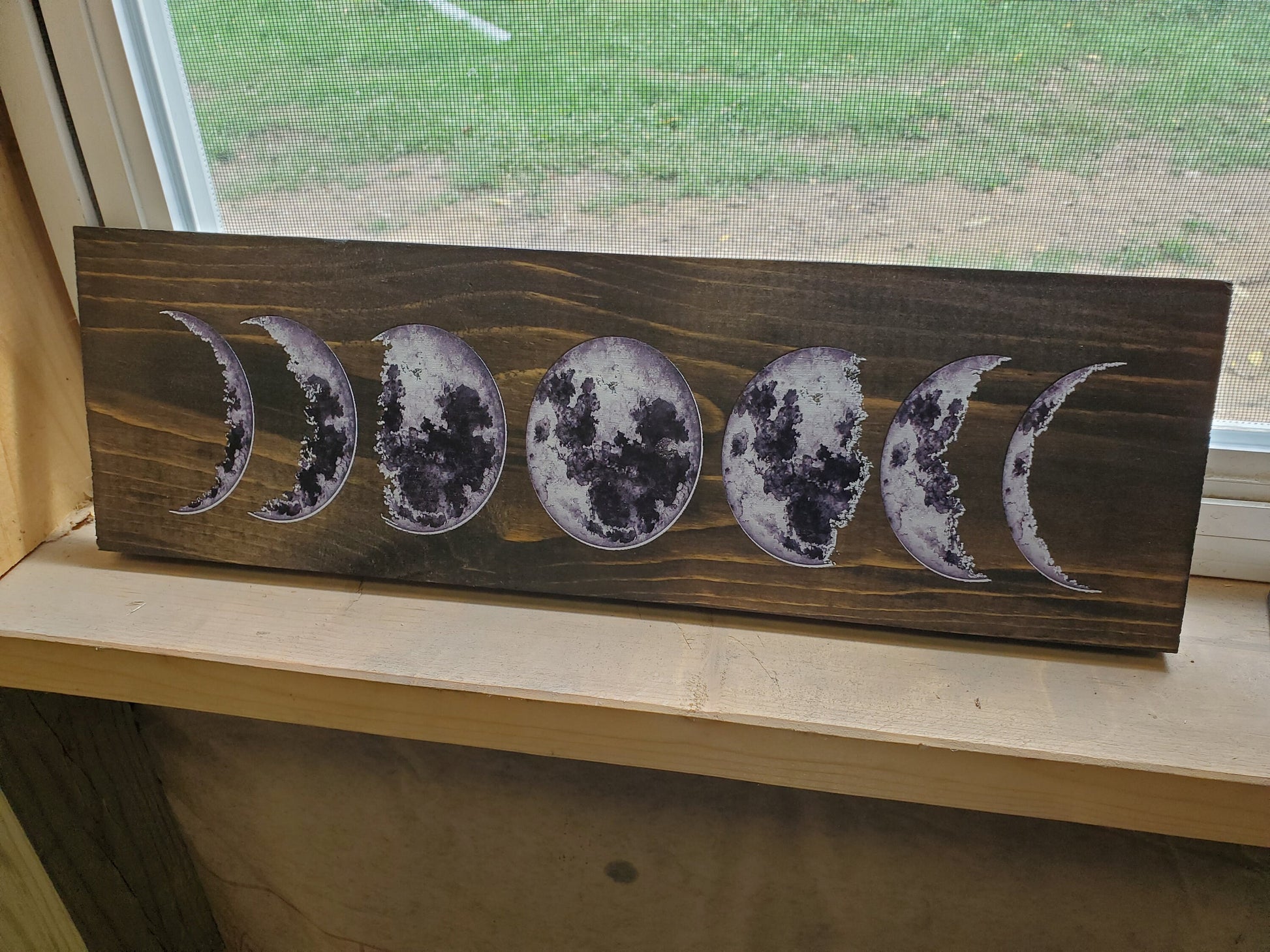 Custom Phases of the Moon Sign for Kailey Edwards