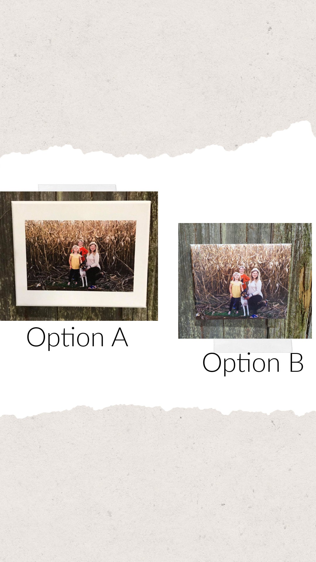 Photo on  Square Canvas Custom Your Photo Custom Picture Family Photos Printed Large Personalized Gift Idea Print Photo Home Decor USA