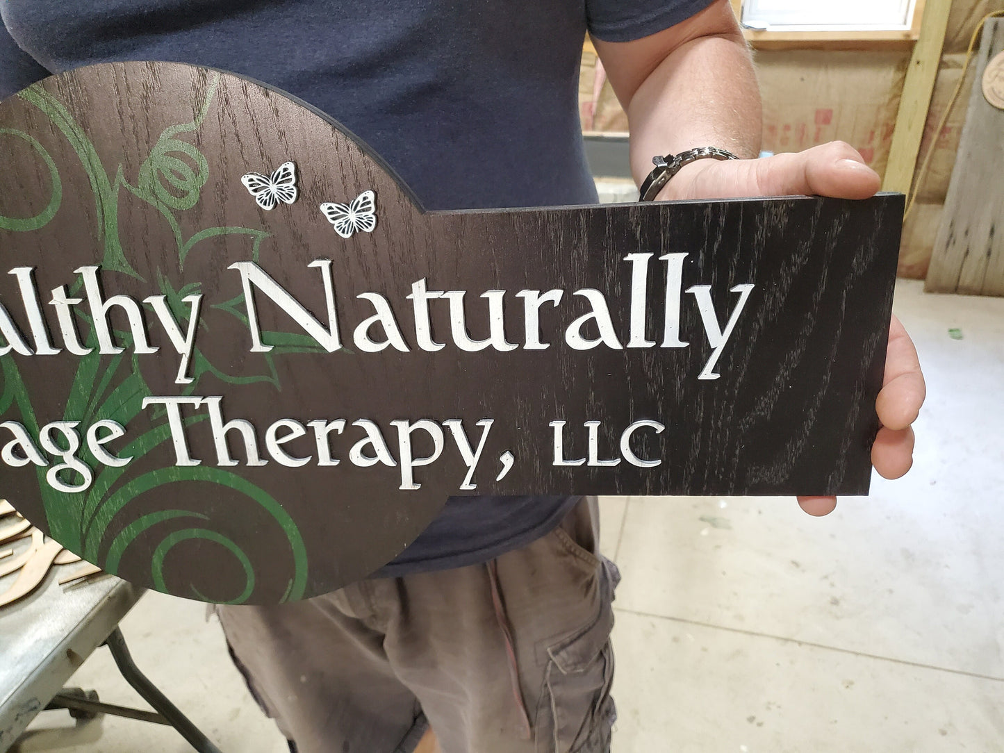 3D Large Custom Business Sign with UV Printed Accents Extra Detail We Use Your Actual Graphic Business Logo Wood Extra Large