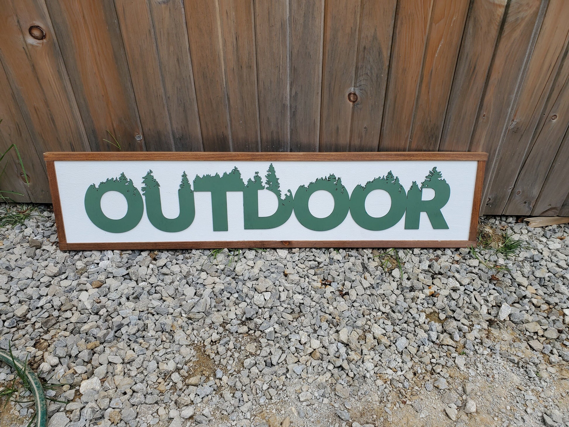 Outdoor, Adventure, Trees, Forest, Large Custom Ranch, Sign, Over-sized Rustic, Wood, Laser Cut Out, 3D, Extra Large