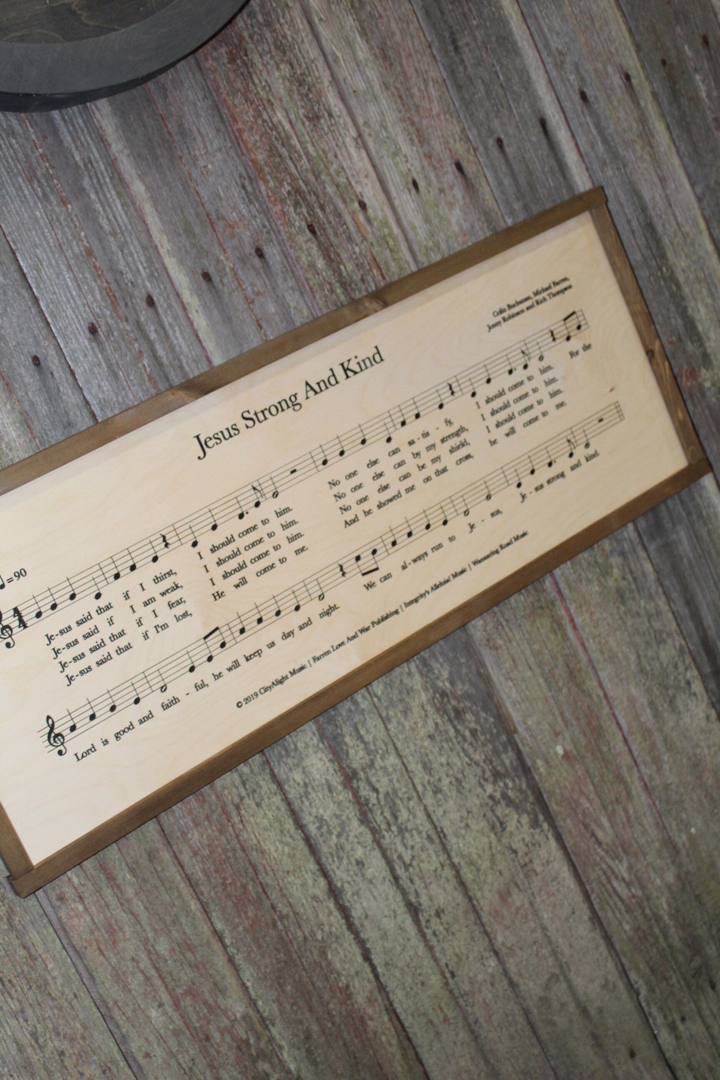 Custom Sheet Music Wood Sign Hymn Printed Music Song Musical Favorite Song Framed Shabby Chic Rustic Primitive Farmhouse