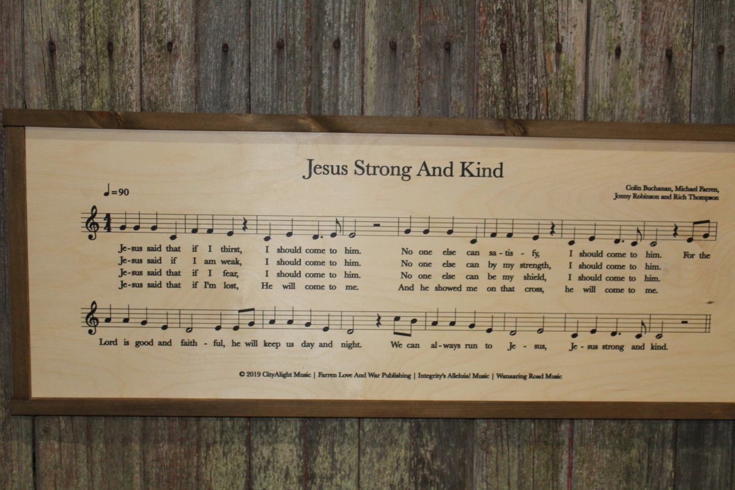 Custom Sheet Music Wood Sign Hymn Printed Music Song Musical Favorite Song Framed Shabby Chic Rustic Primitive Farmhouse