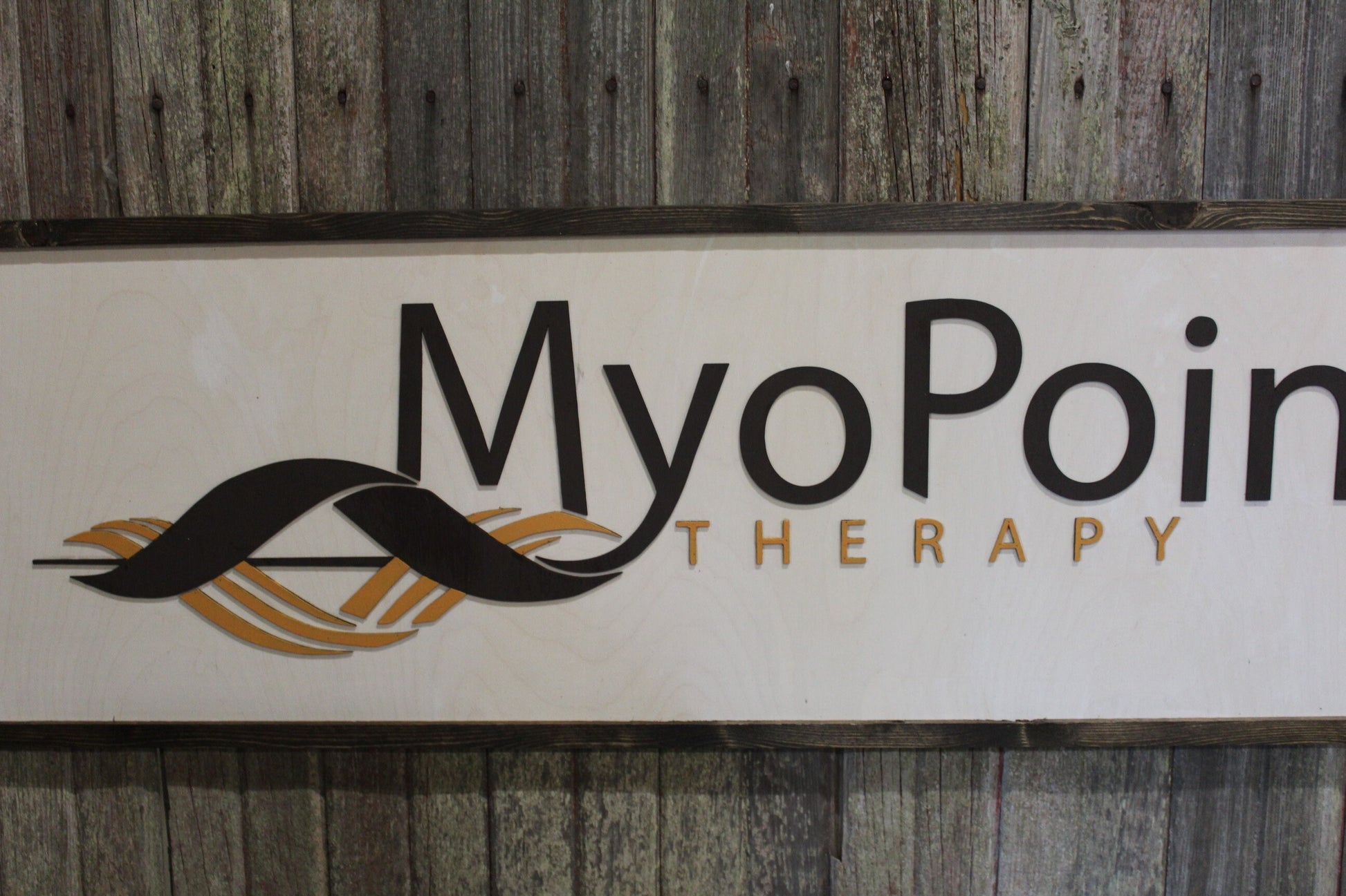 Therapy Small Business Custom Wood Sign Large Commercial Signage Outdoor Sign Use My Logo Graphic Office Entrance Cure Healing Medicine