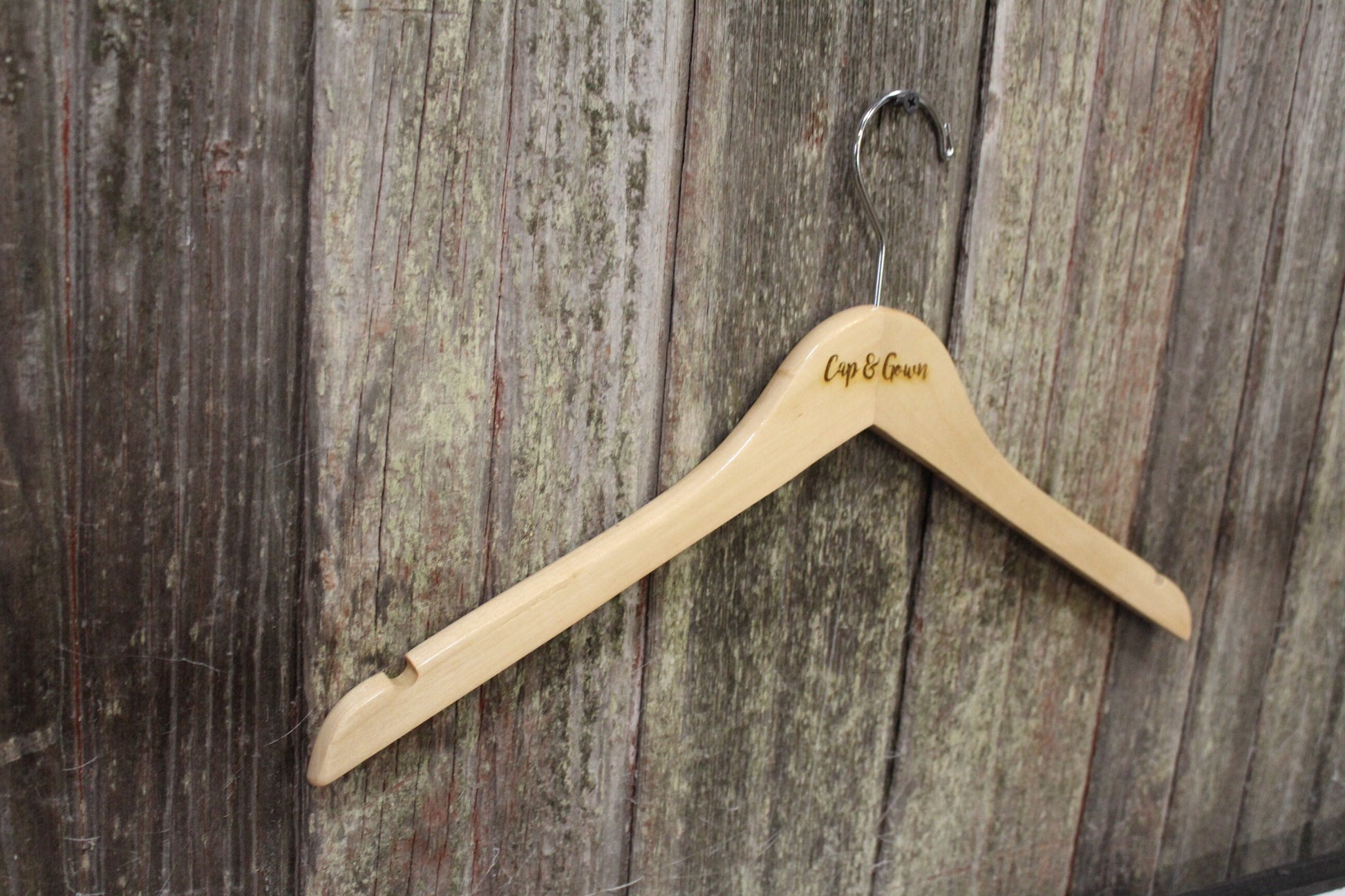 Cap and Gown Graduation Clothes Hanger Engraved Hard Wood Sturdy Dress Suit High School Ceremony Celebration