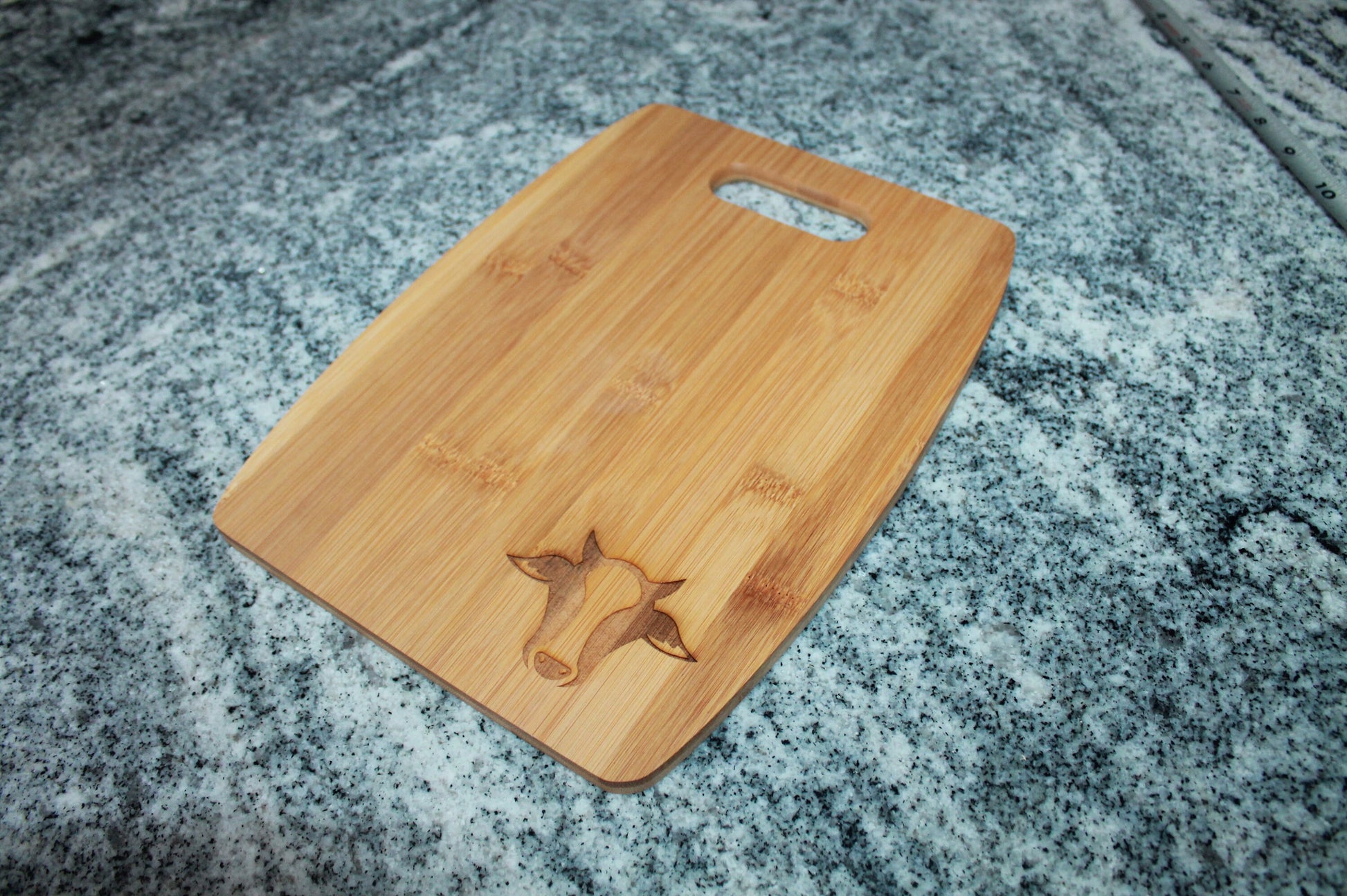 Wooden Engraved Cutting Board Cow Heifer Kitchen Cow Animal Lover Hostess Housewarming Gift Culinary Hardwood Farm Life Country Rustic