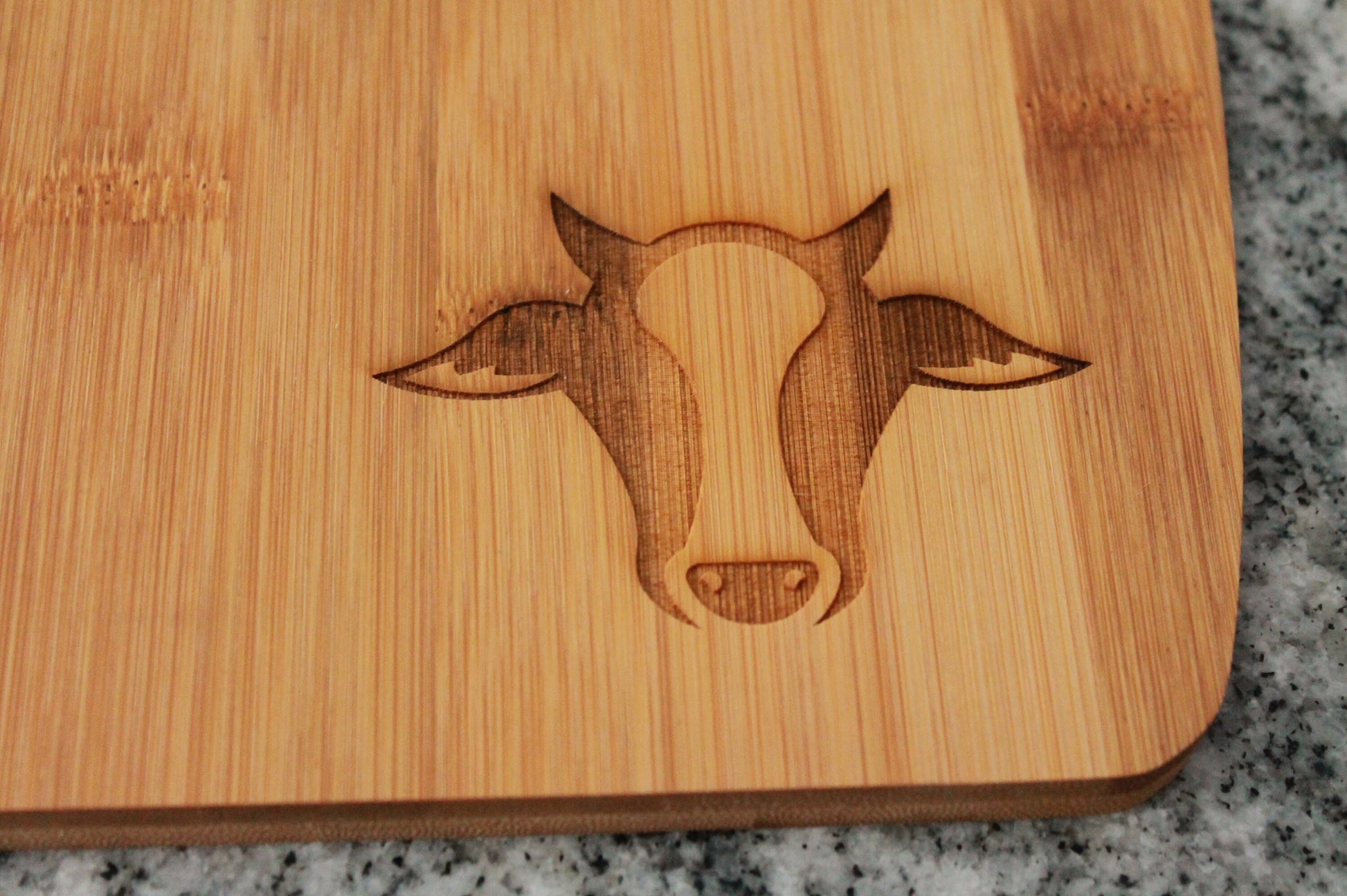 Wooden Engraved Cutting Board Cow Heifer Kitchen Cow Animal Lover Hostess Housewarming Gift Culinary Hardwood Farm Life Country Rustic