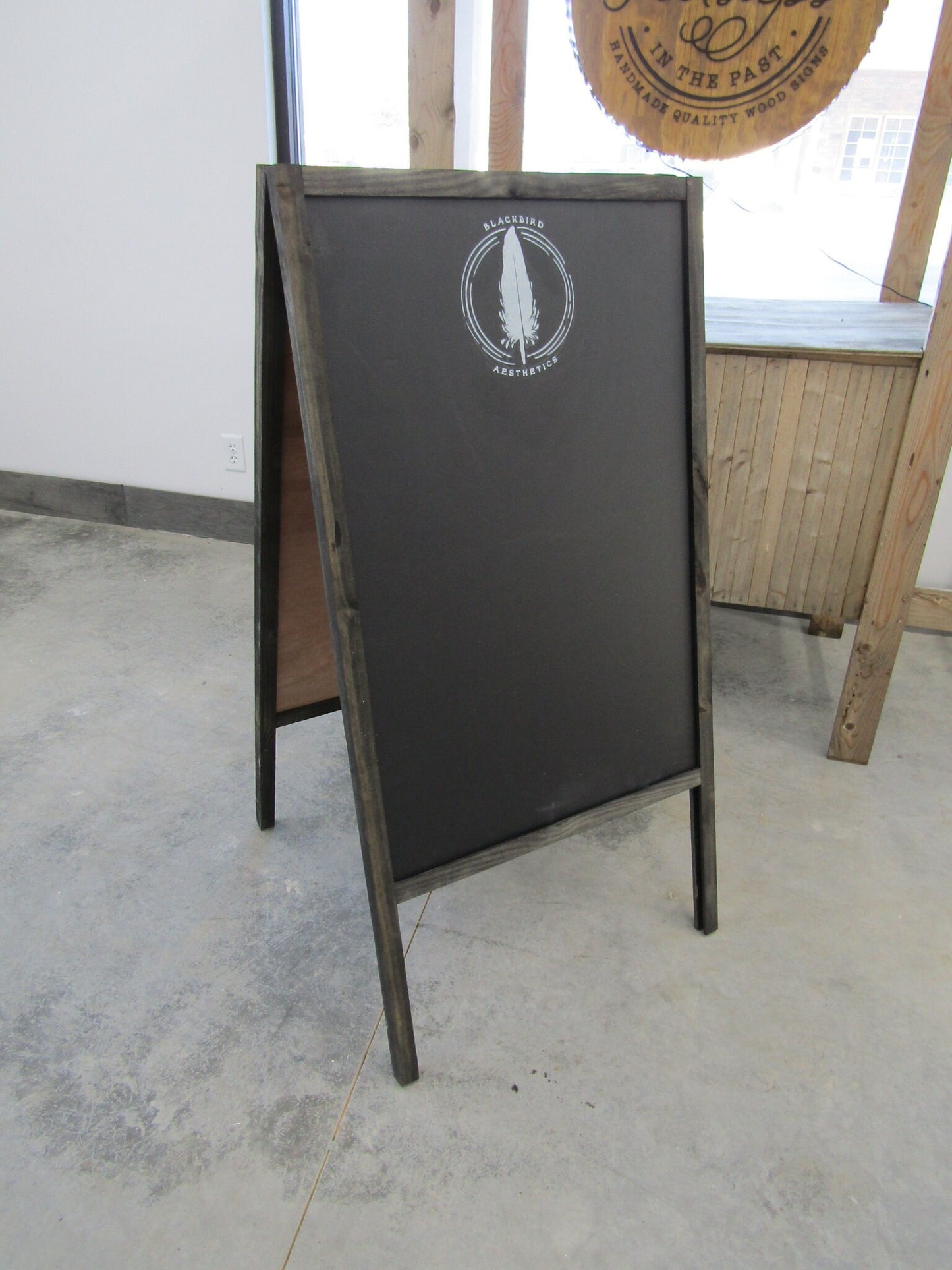 Sidewalk Sign A Frame Folding Sign Affordable Business Sign Your Logo Free Standing Extra Large Commercial Hinge Outdoor Advertising