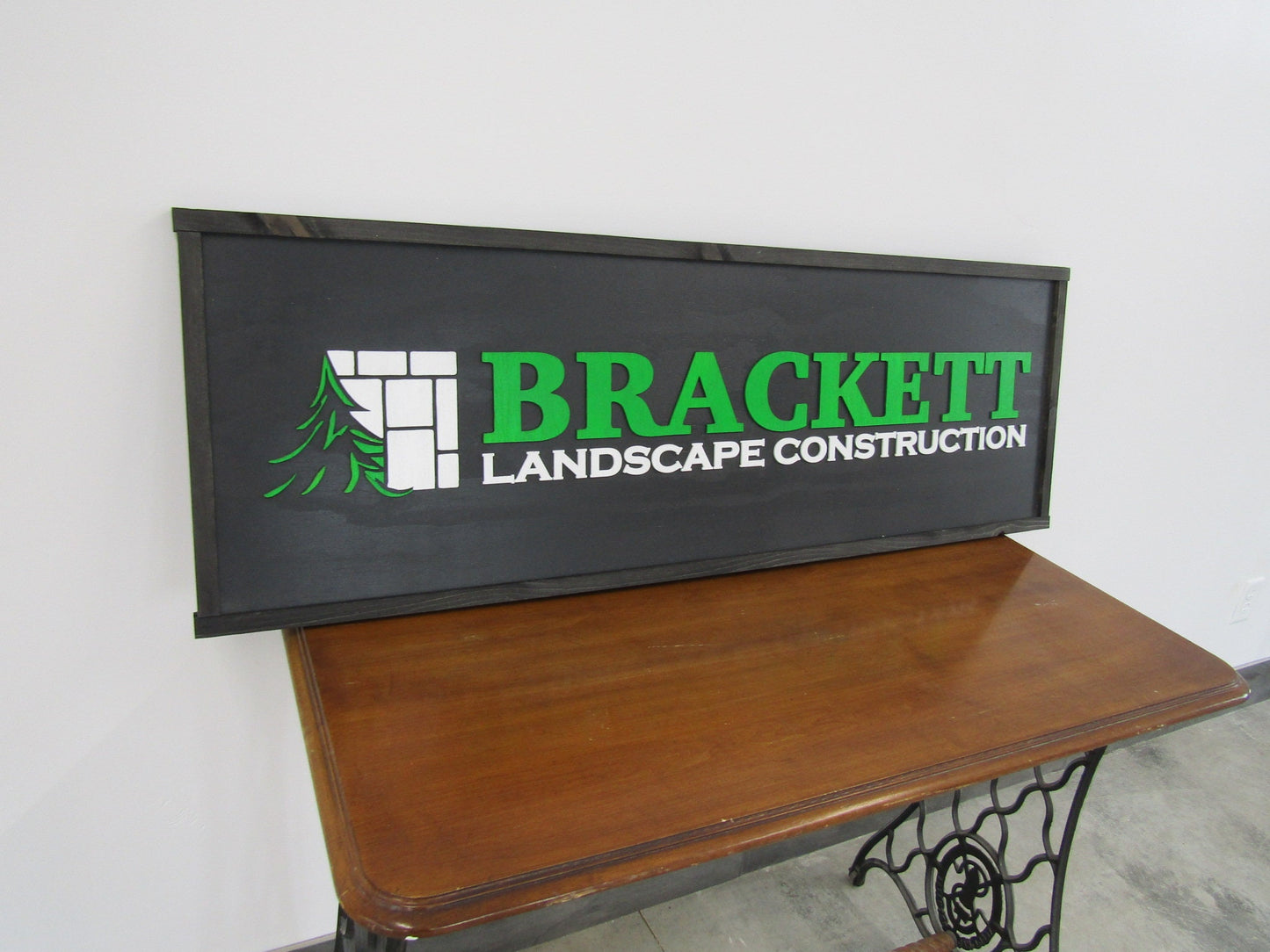 Large Custom Business Sign Your Actual Logo Paint Match Construction Commerical Signage Landscaping 3D Laser Cut Handmade Made To Order