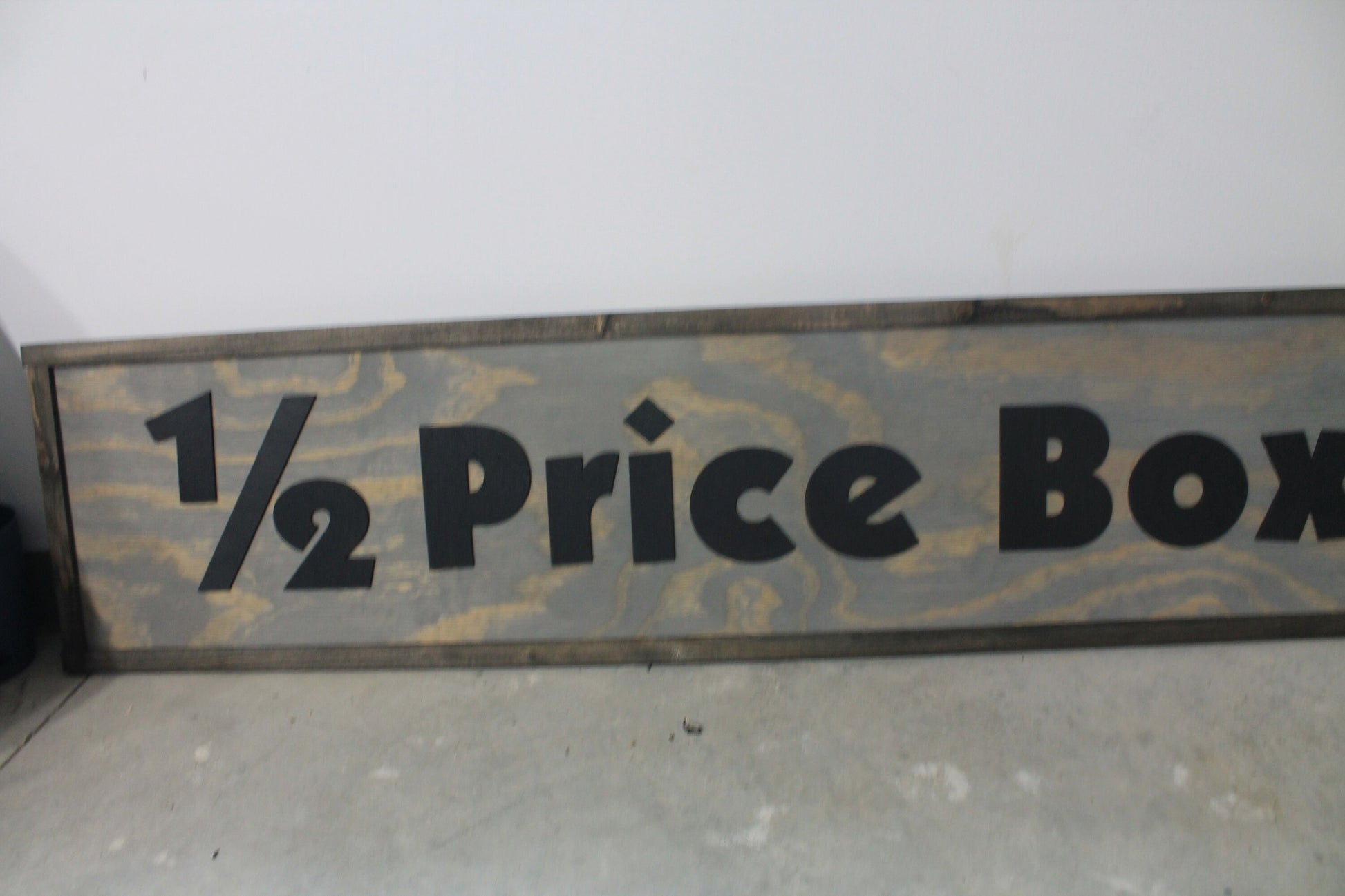Commerical Business Signage Large Personalized Box Store Wooden 3D Raised Image Sign Business Logo Laser Cut Handmade