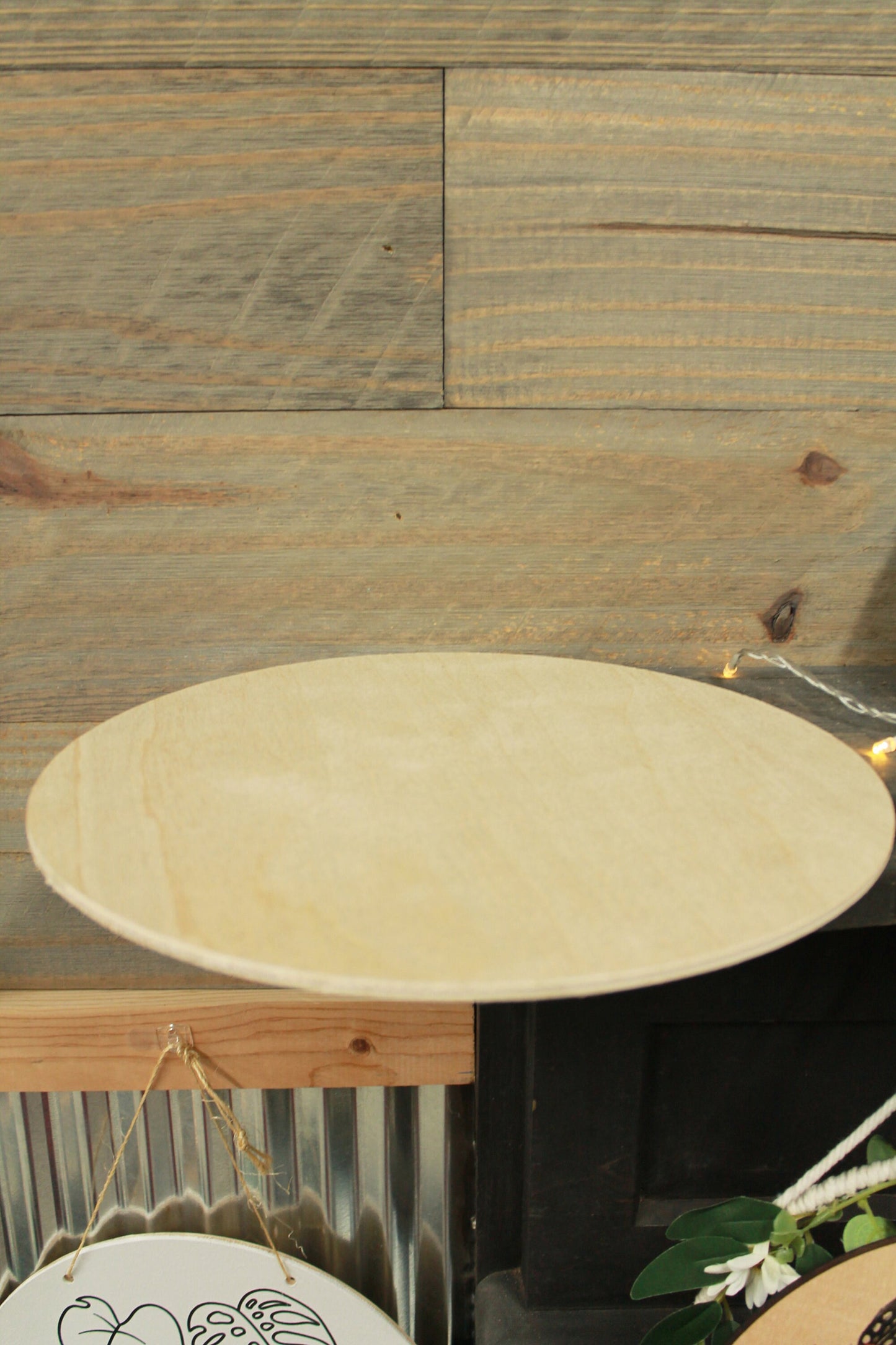 Bulk Wood Round Set of 6 Circle 1/4" Birch Plywood Blank DIY Custom Project For Crafts