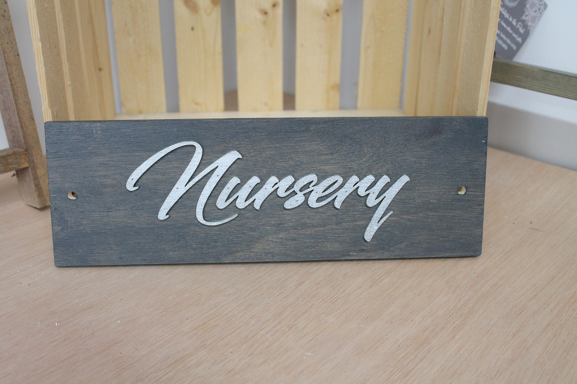 Church School Nursery Business Sign Unframed Commerical Signage 3D Raised Letters Church Wooden Sign Customizable Matching Direction
