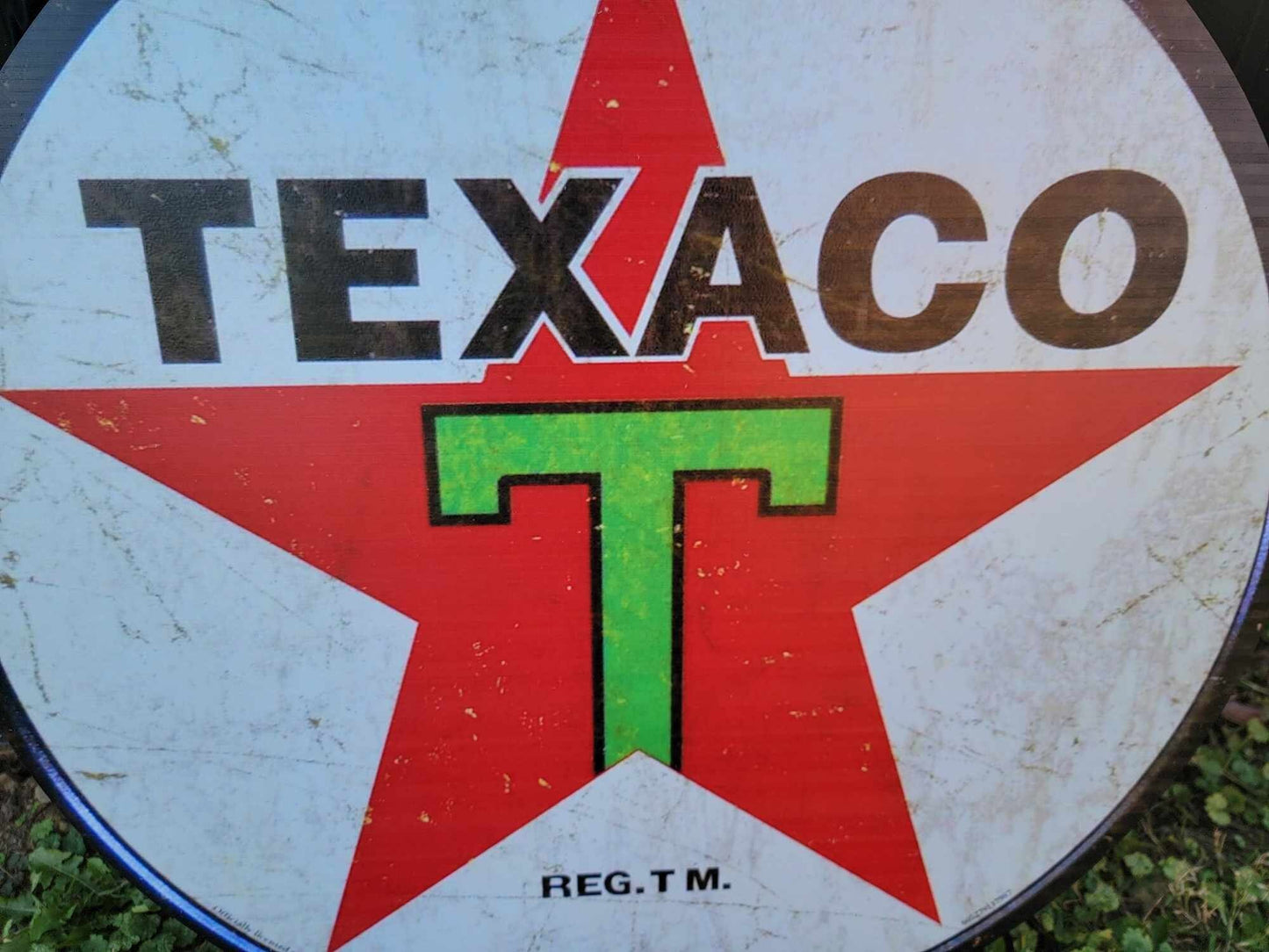 Texaco Star Oil Gas Station Reproduction Man Cave Garage Sign For Him Giftable Aluminum Sign Printed Memorabilia Classic Petrolina Petroleum