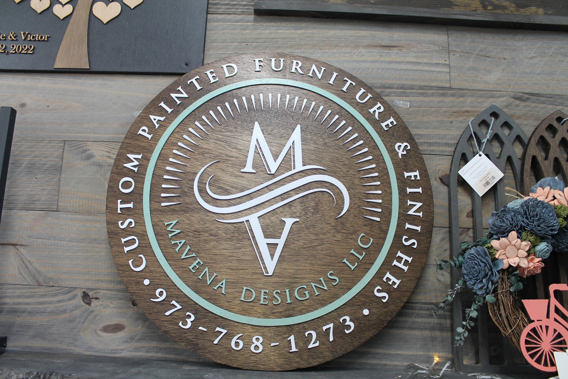 Custom sign logo sign business sign custom quote sign personalized sign salon sign furniture store studio sign for home layered sign wooden