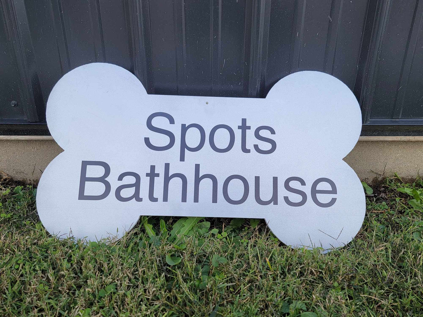 Custom Printed Sign Dog Bone Contour Weatherproof Sign pvc plastic smooth Personalized Ready for your Great for hanging or wall mounted