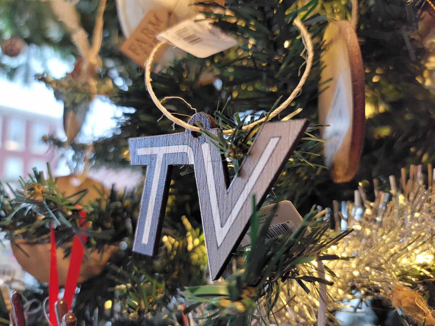 Teays Valley TV Vikings School Logo Ohio District School Keepsake Giftable Graduation Gift Teacher Gift Staff Gift Cutout Ornament