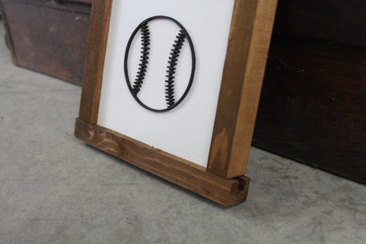 3D softball sign buy - softball decor -girls room decor