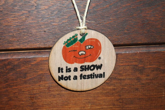 Festival Not a Circleville Winky Pumpkin Show Hometown Small Town Decor Gift Tree Decor Orange Ornament Decoration Uv Printed Holidays