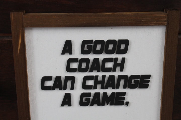 Game changer Life changer Game Sports Coach Gift Appreciation Handmade Sign Layered Sign 3D Wooden Man cave Office Wall Decor